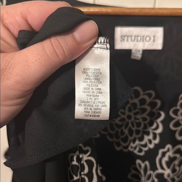 Black Floral Dress by studio one 18W - Picture 3 of 4